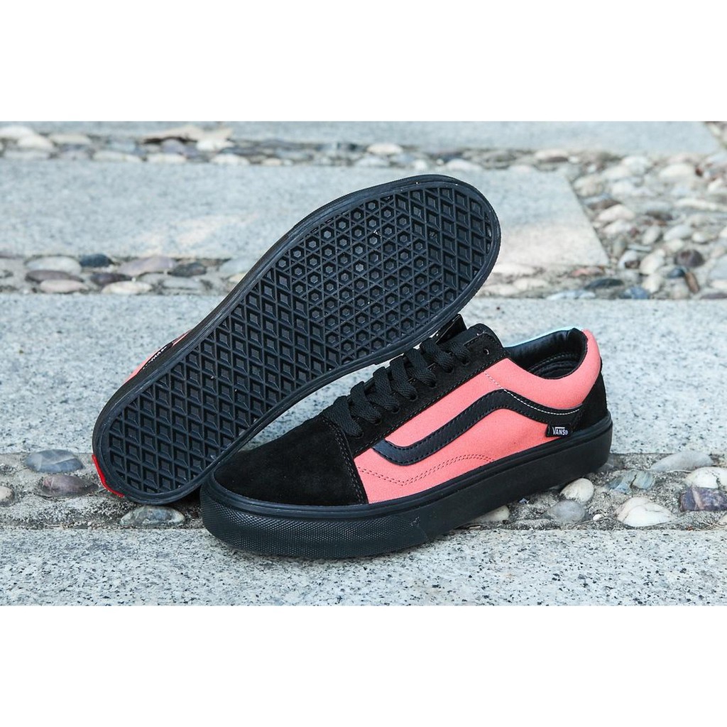 red and blue vans shoes