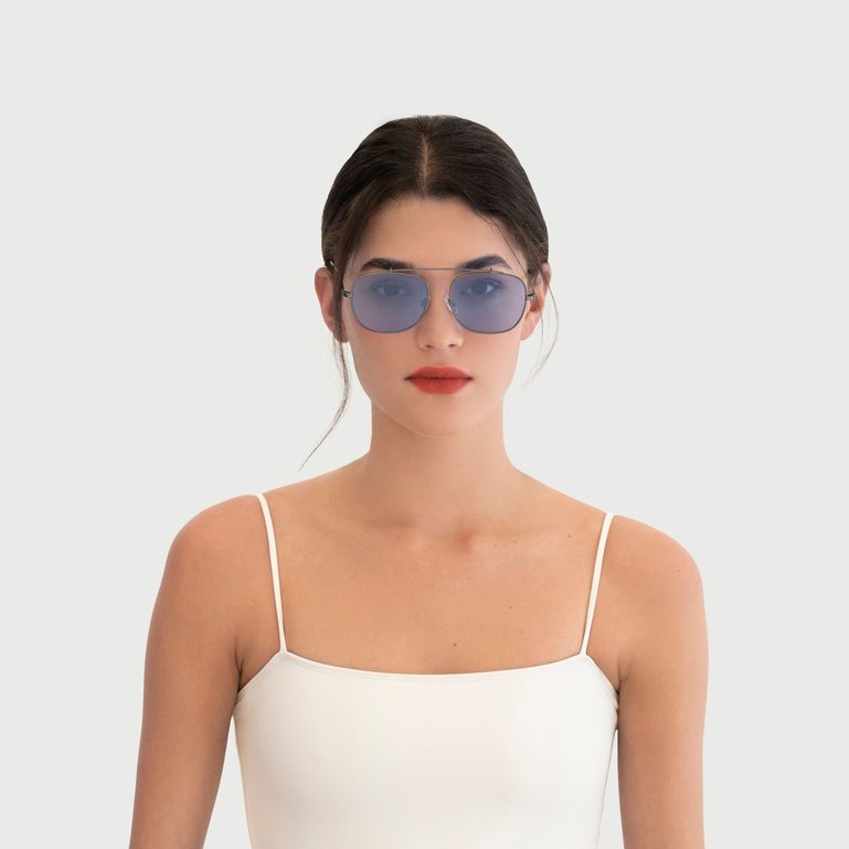 Sunnies Studios Benny Seal (Pilot Fashion Sunglasses for Men and Women)