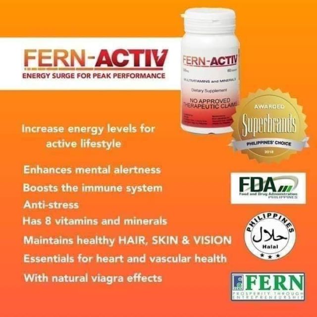 Fern-Activ (Multivitamins) | Shopee Philippines