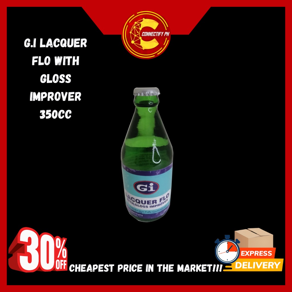 G.I LACQUER FLO W/ GLOSS IMPROVER 350CC (HIGH QUALITY) Shopee Philippines