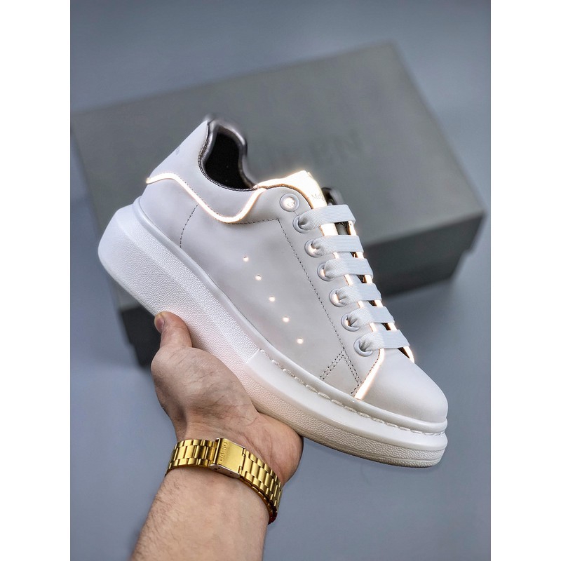 women's reflective alexander mcqueen trainers