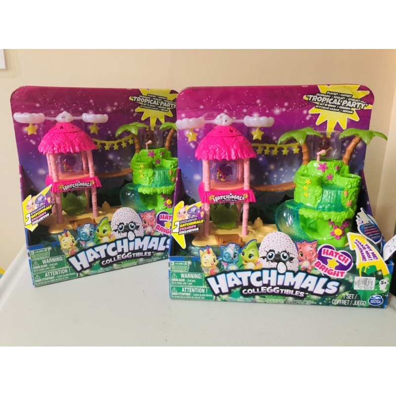 Hatchimals CollEGGtibles Tropical Party Playset w/ 2pcs Toys (XXL Box