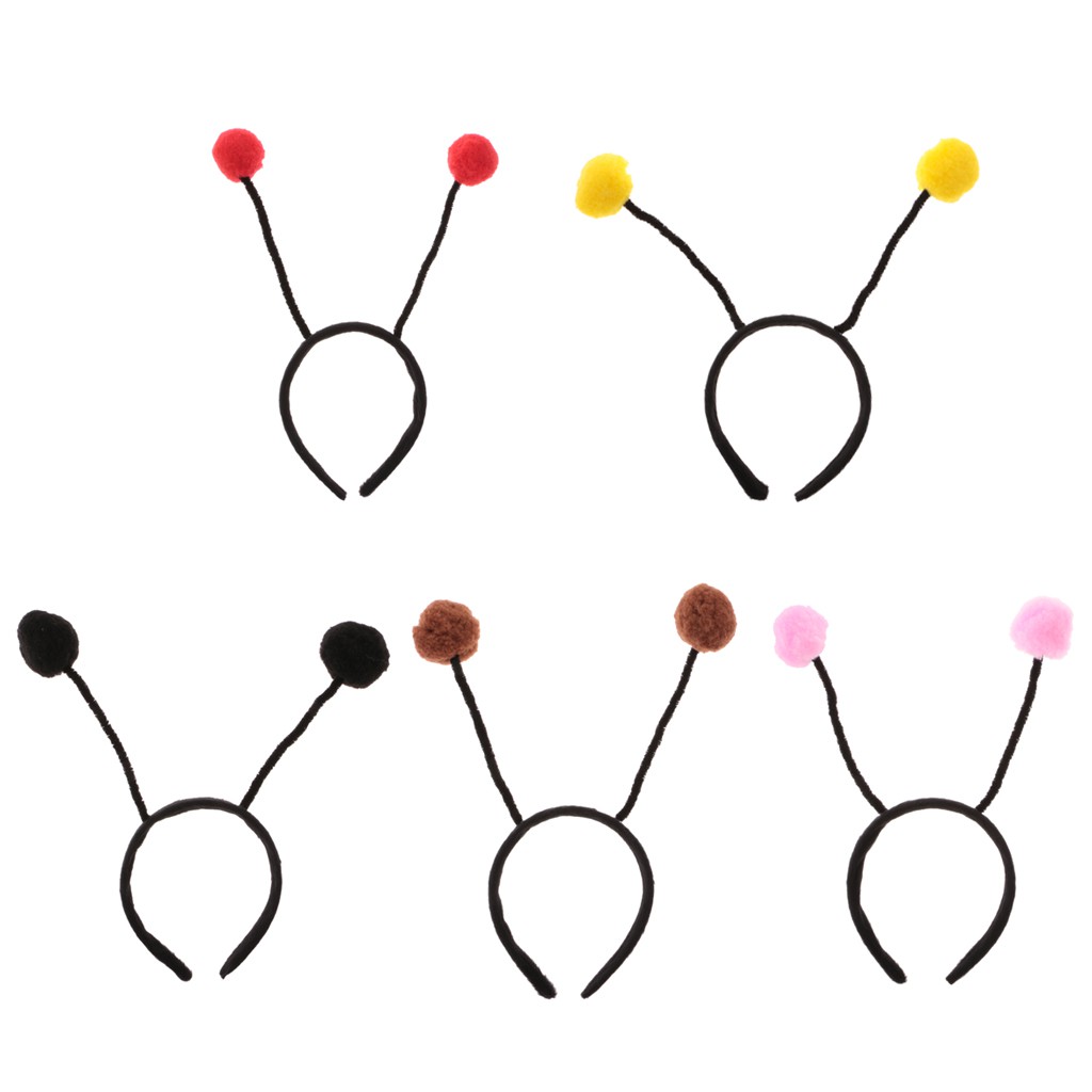 Girl Kids Insect Bumlebee Ant Ladybug Alien Antenna Headband Party