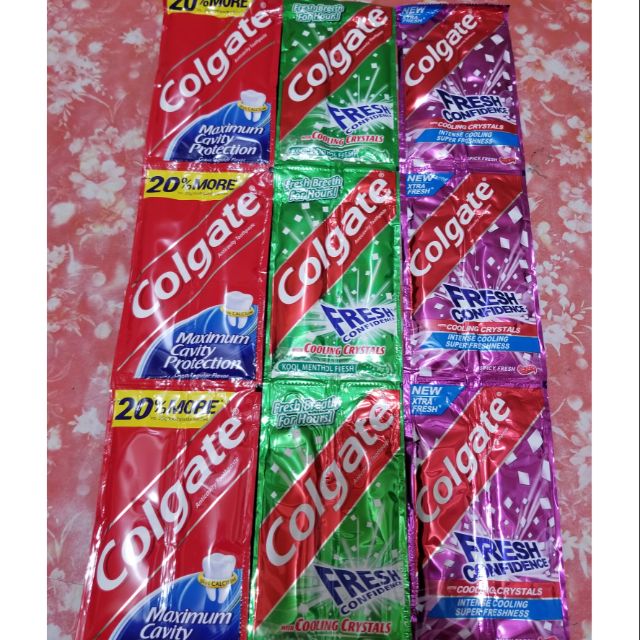 Colgate Toothpaste 22g sachet 6pcs | BeeCost