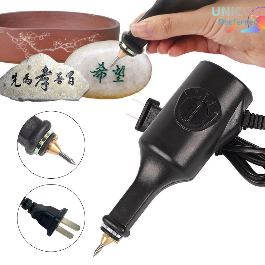 5 Adjustable Speeds Electric Engraver pen engraving tool for Wood Stone