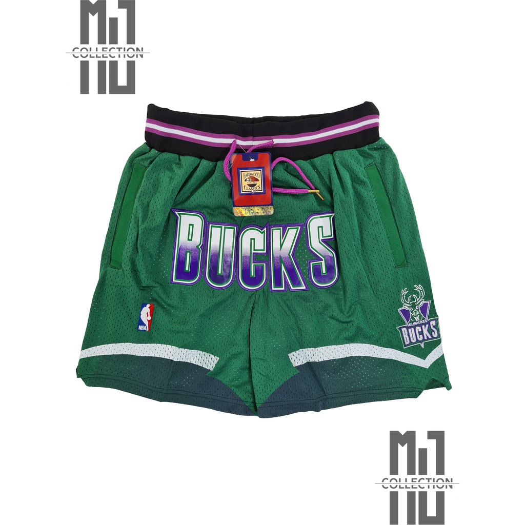 NBA Shorts Just Don - Milwaukee Bucks Edition | Shopee ...
