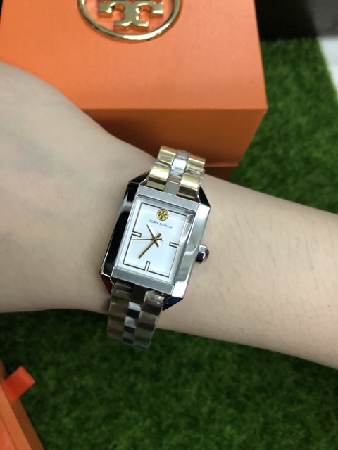 TORY BURCH Square stainless steel watch | Shopee Philippines