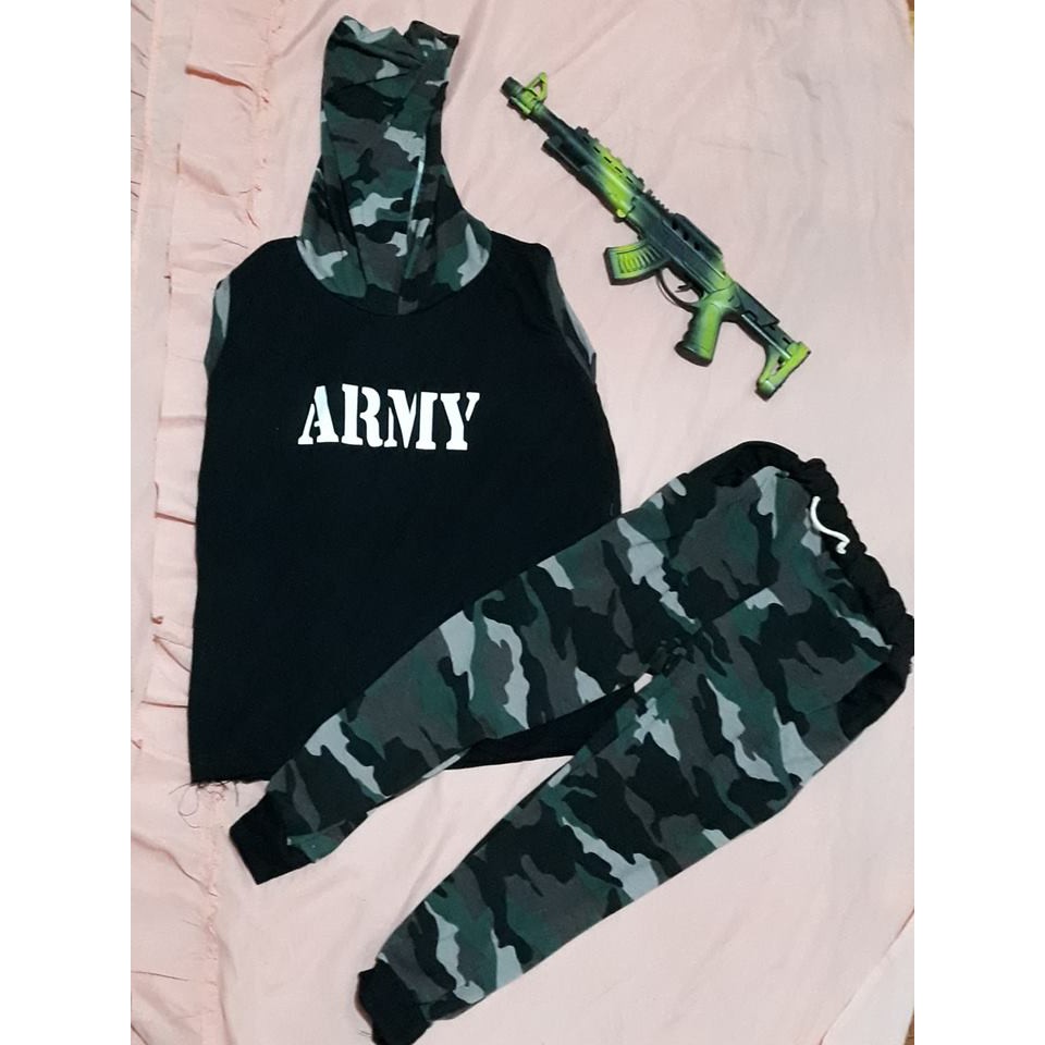Army Costume For Kids 1 To 10 Yrs Old Shopee Philippines - roblox army outfit