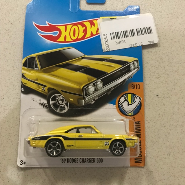 hot wheels 1969 dodge charger 500