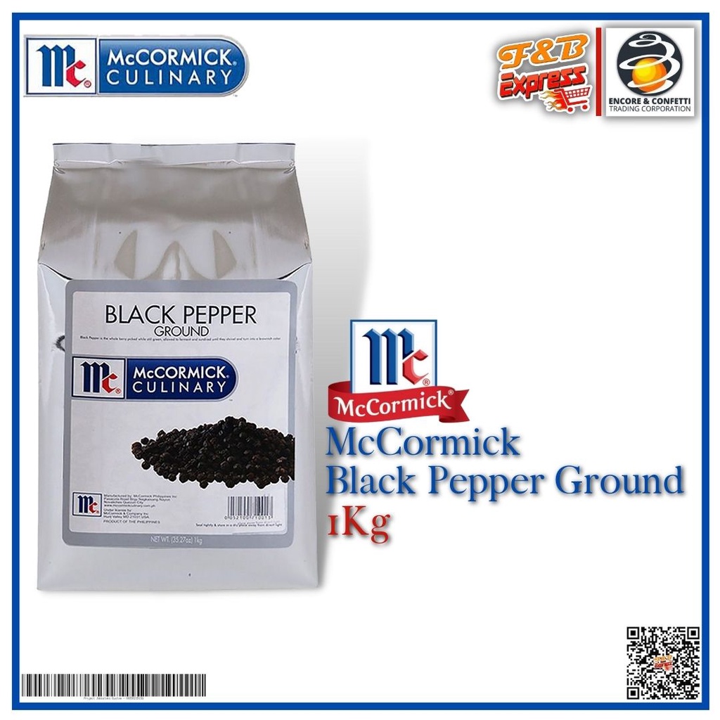 Mc Cormick Black Pepper Ground 1kg Shopee Philippines