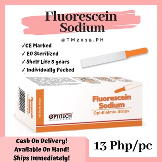 [TM2019] Fluorescein Sodium Ophthalmic Diagnostic Strips (Sold Per Piece) #12