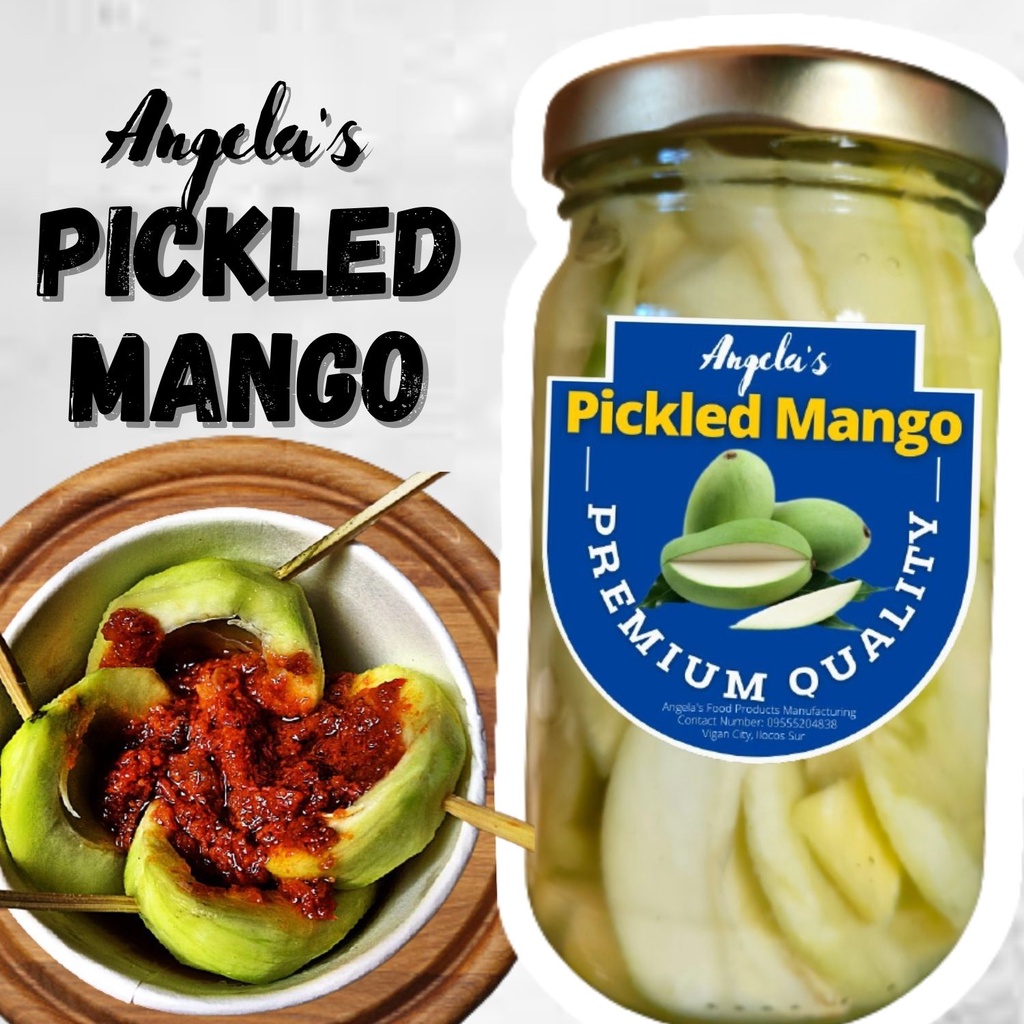 Mango Pickled Pickled Mango Manggang Hilaw Burong Mangga Pickled Fruit Sour Fruit Pregnant