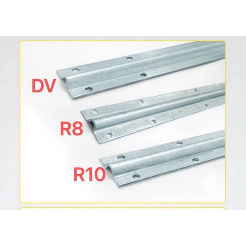 DK COD 1pc sliding gate roller track Bolt Down Galvanized Ground Track