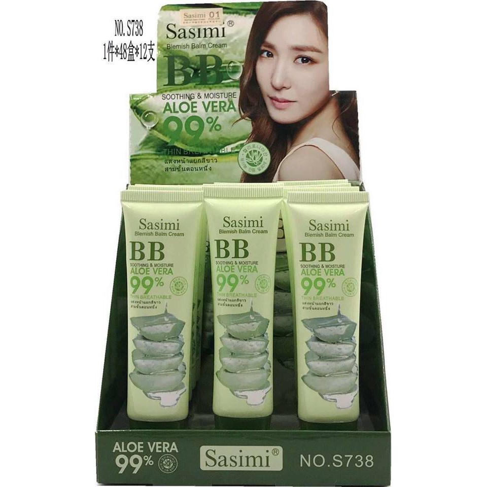 sasimi bb cream aloe vera