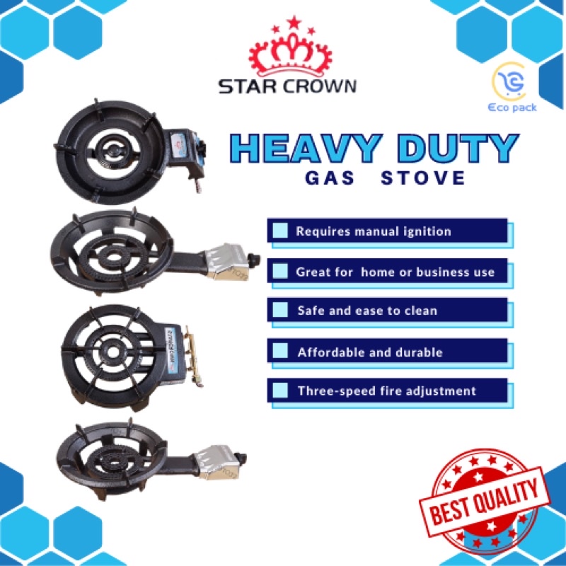 Star crown Heavy Duty Gas Stove High Pressure Stove Burner Shopee