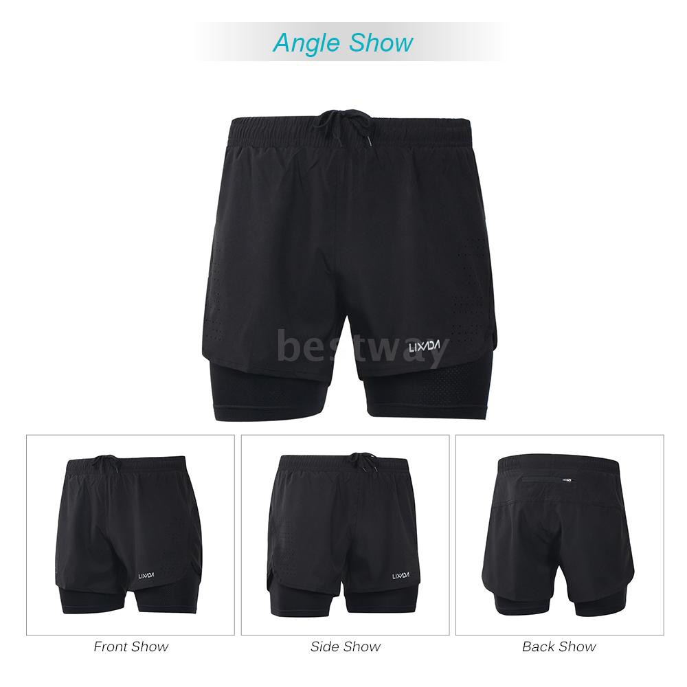 2 in 1 cycling shorts
