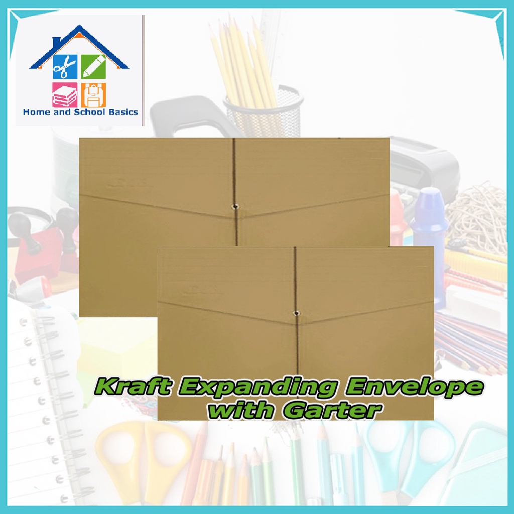 Kraft Expanding Envelope with Garter Sizes Short and Long Best for Filing Documents Shopee