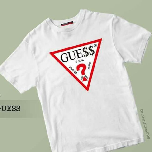 GUESS T-SHIRT for ladies. #cod | Shopee