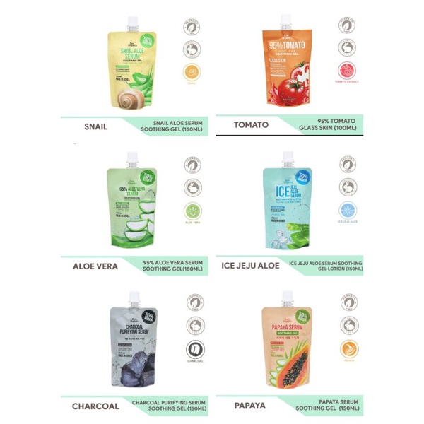 Ever Organics Soothing Gel Sachets 150 ml Shopee Philippines