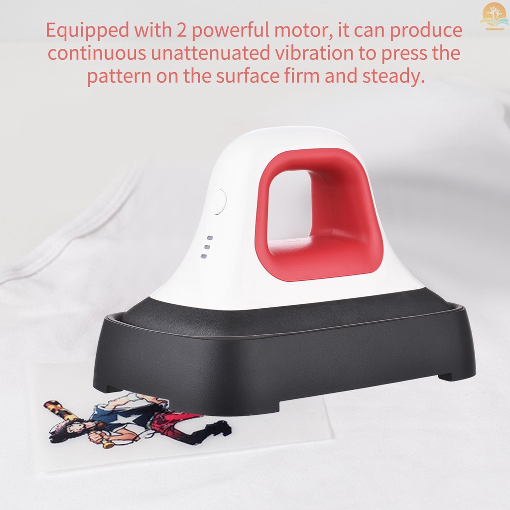 Mini Heat Press Machine T-Shirt Printing Easy Heating Transfer Press Iron Machines for Clothes Bag
