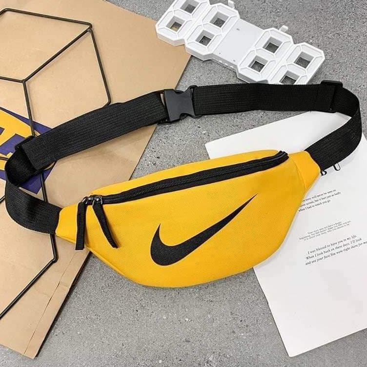 SALE NIKE BELT BAG "YELLOW BLACK" (OEM PREMIUM QUALITY) Shopee Philippines
