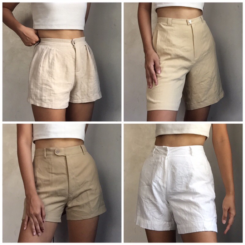 high waist shorts