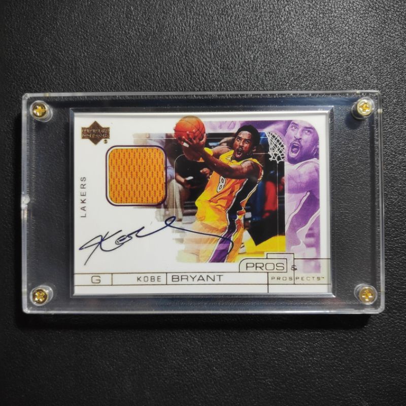 Kobe Bryant 2001 Upper Deck Pros & Prospects Autograph Signature ...