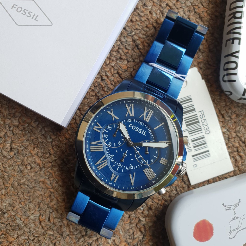 fossil grant blue