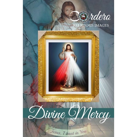 Divine Mercy with frame
