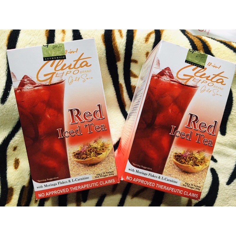Gluta Lipo Red Iced Tea Shopee Philippines