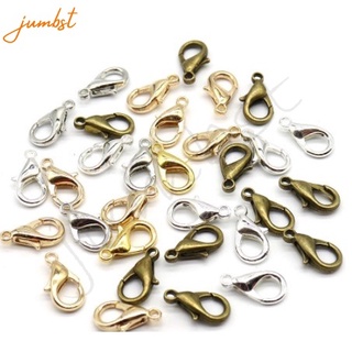 10pcs/lot Wholesale Price DIY Lobster Clasps 12mm Bronze/Gold Lobster Clasps Hooks For Necklace Bracelet DIY Jewelry Making
