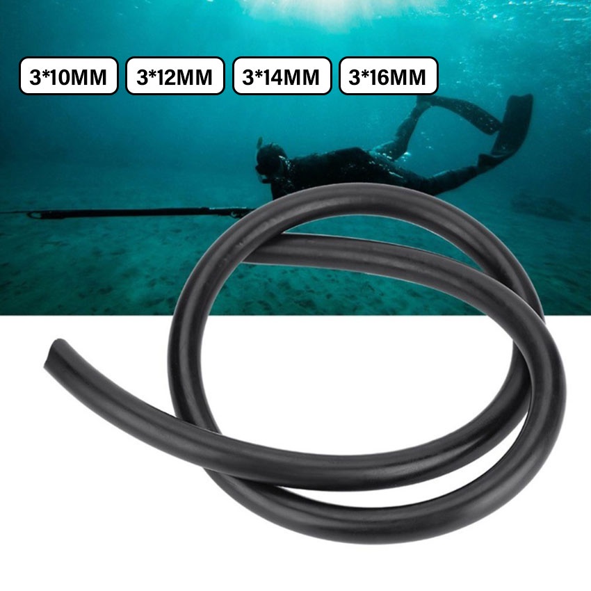100cm Spearfishing Rubber Sling Universal Latex Tube Diving