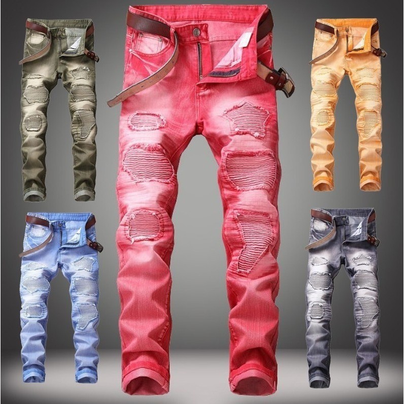 coffee colour jeans