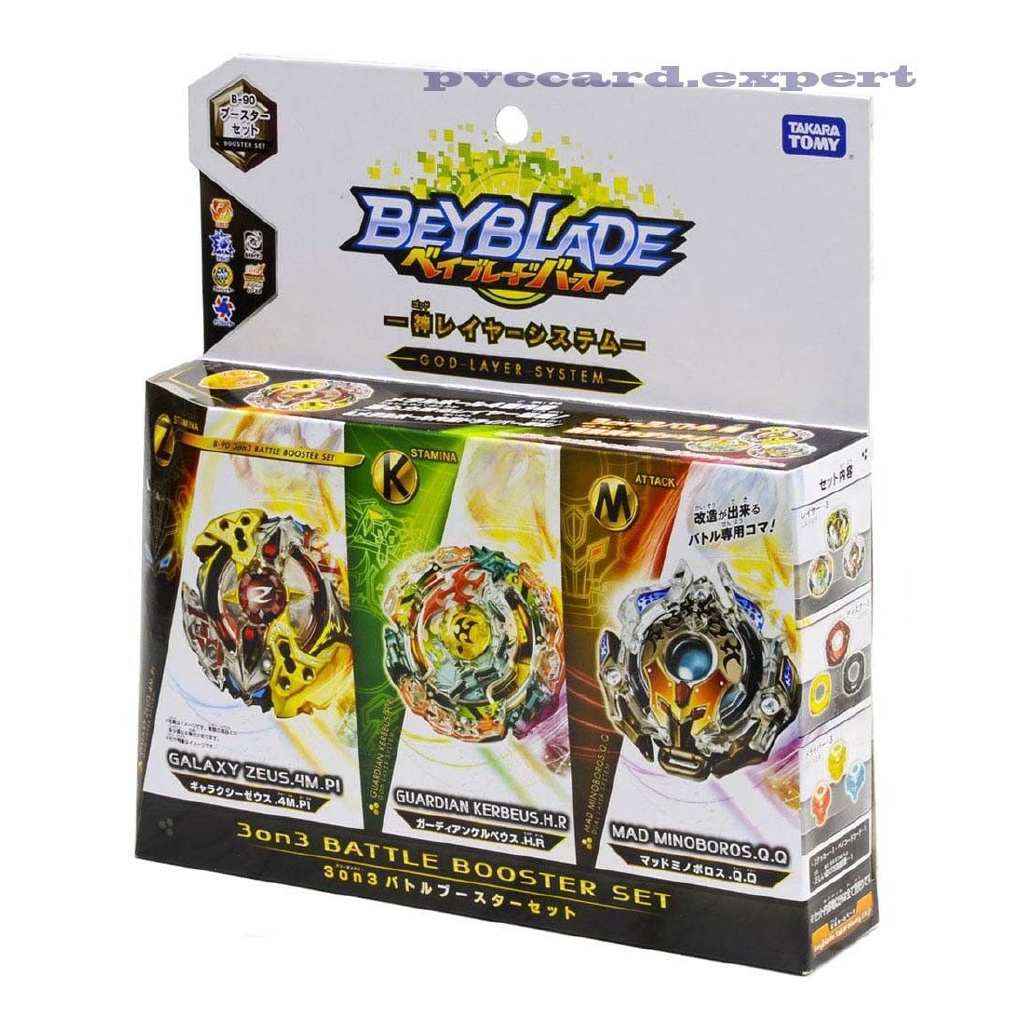 Spielzeug Beyblade Burst B 90 3 On 3 Battle Booster Set Takara Original Tracking Triadecont Com Br