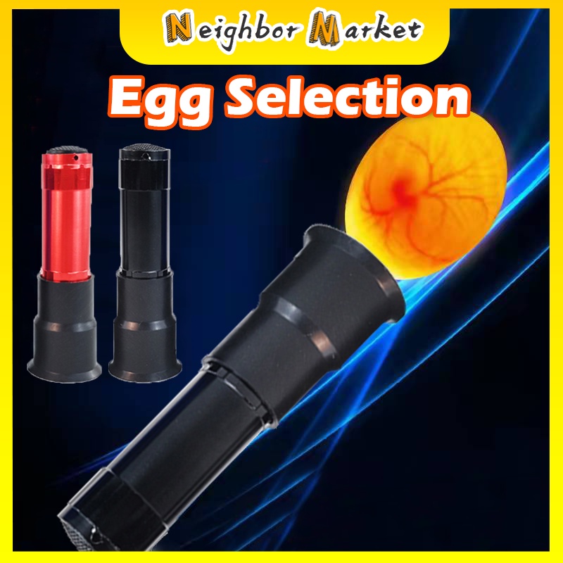 Incubator Egg Tester Egg Test Flashlight Egg Candling Lamp Farm Poultry Incubation Tool Shopee