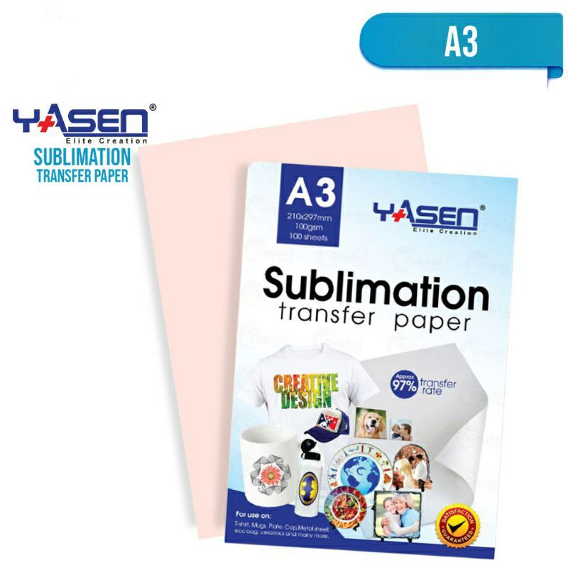 YASEN SUBLIMATION PAPER A4 SIZE (100PCS) Shopee Philippines