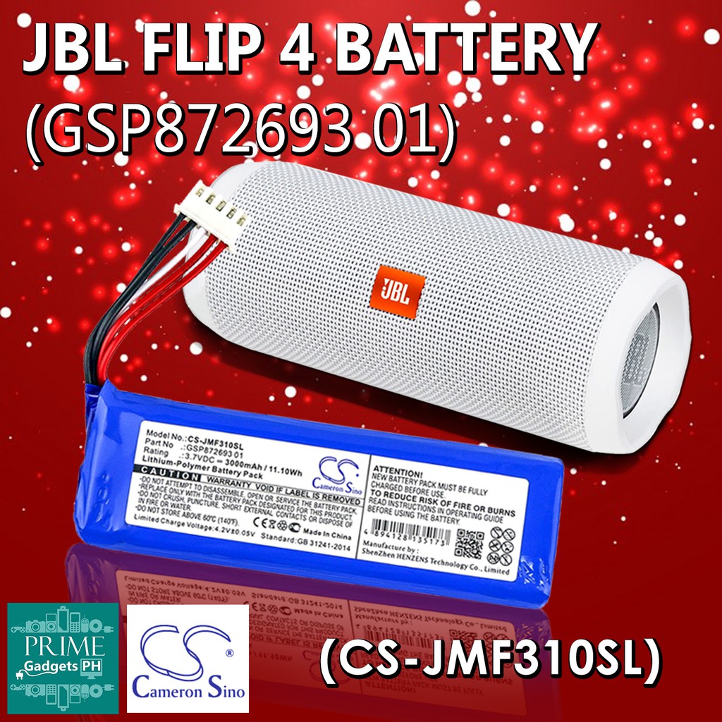 cameron sino battery for jbl flip 4