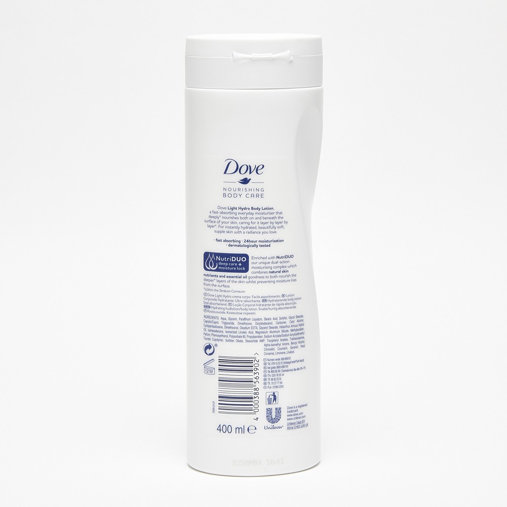 dove light hydro