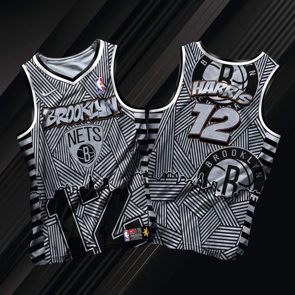 NBA JERSEY BROOKLYN NETS JOE HARRIS BASKETBALL JERSEY FREE CUSTOMIZE
