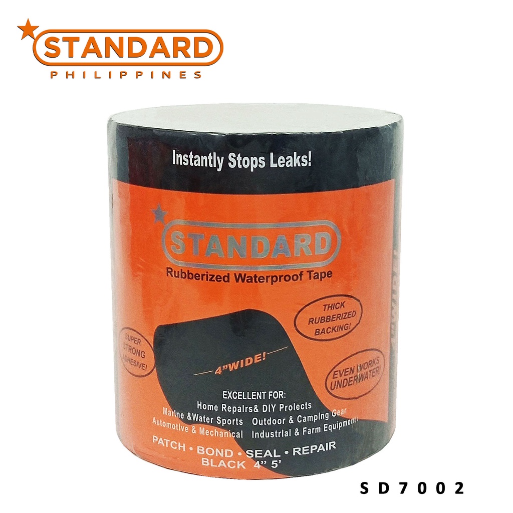 STANDARD Rubber Waterproof Tape Strong SelfAdhesive Tape 1.5M*100Mm