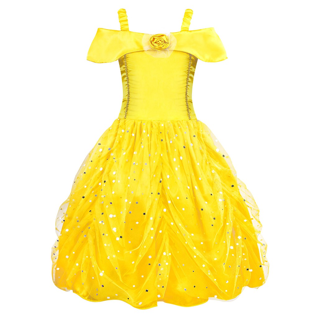 little girls yellow dress