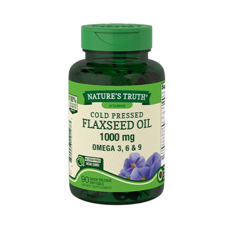 Nature's Truth Cold Pressed Flaxseed Oil 1000mg 90 Softgels Shopee