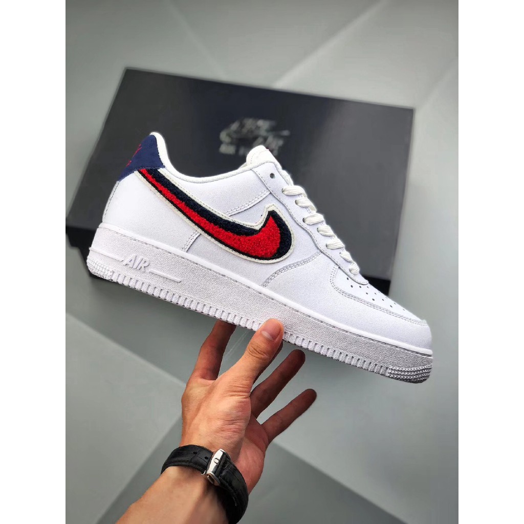 nike air force 1 chenille swoosh