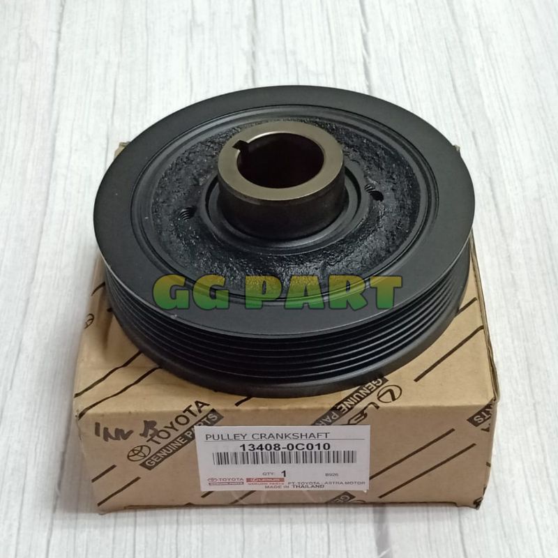 Pulley CRANKSHAFT TOYOTA KIJANG INOVA ORIGINAL Genuine Genuine Genuine Genuine Shopee Philippines
