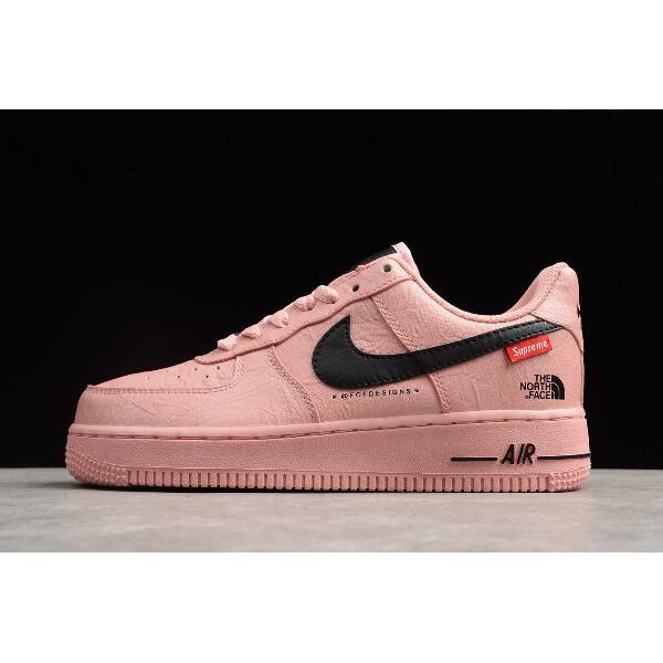 Womens Supreme X The North Face X Nike Air Force 1 07 Pink Black For Sale Shopee Philippines