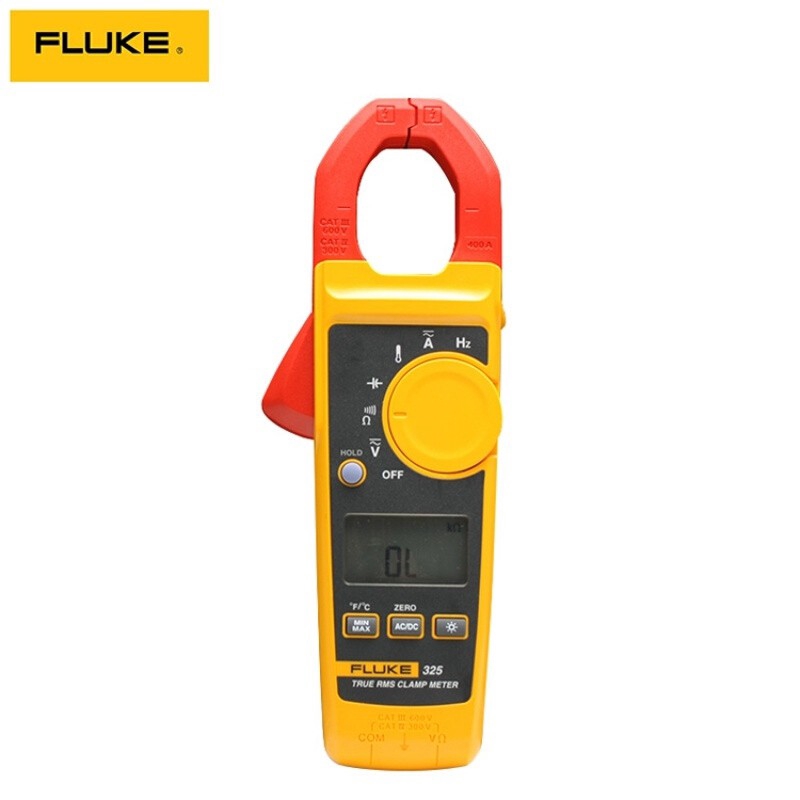 Fluke 325 True-RMS Clamp Meter AC DC Current and Voltage Tester ...