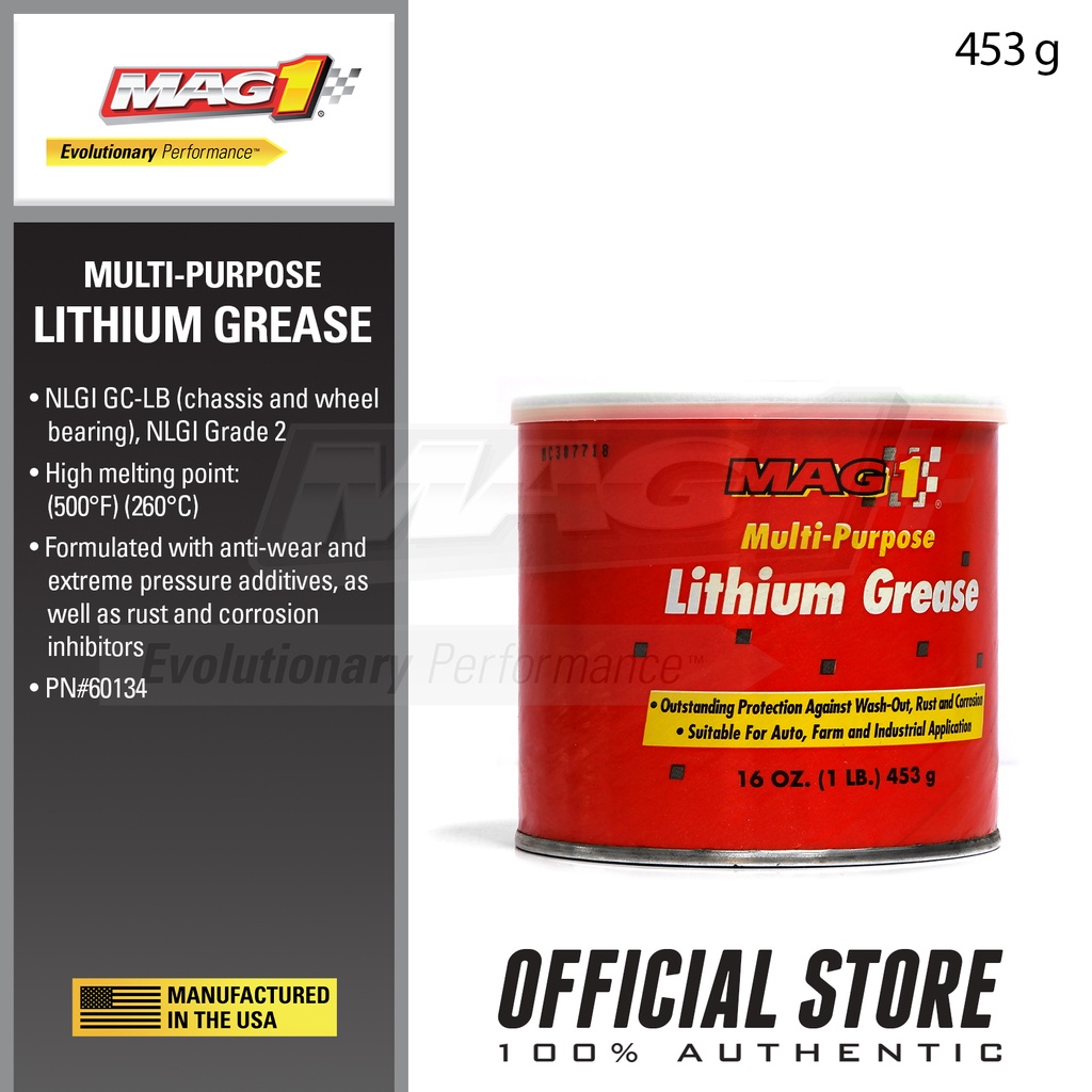 MAG 1 MultiPurpose Lithium Grease 1lb (453g) MAG1 PN60134 (Clearance