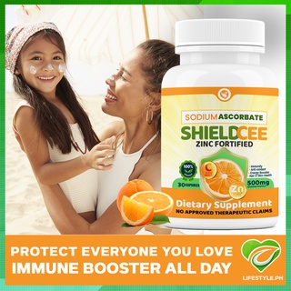 Vitamin c with Zinc sodium ascorbate health food suplement immune booster non acidic Shield Cee 30 c #4