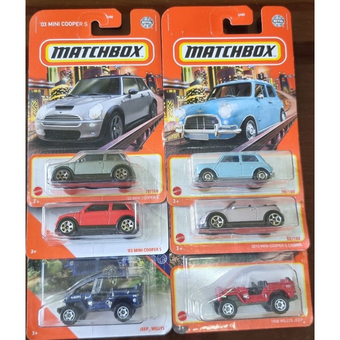 Authentic Assorted Matchbox Diecast Cars (4) Shopee Philippines