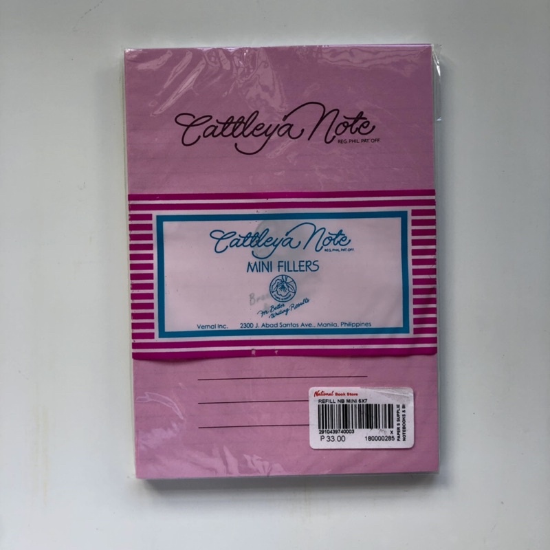 Cattleya Veco Filler Notebooks Shopee Philippines